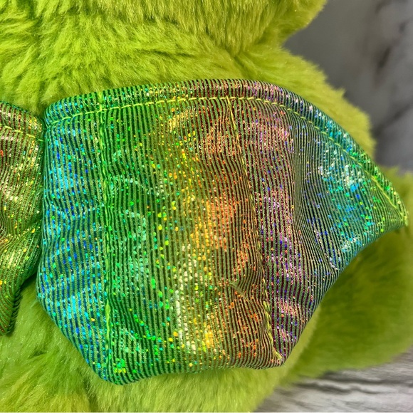 Kellytoy Green Sparkle Winged Dragon With Sparkle Horns Plush Stuffed Animal - Picture 6 of 7